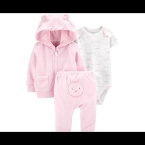 Baby Girls 3-Piece Jacket Set